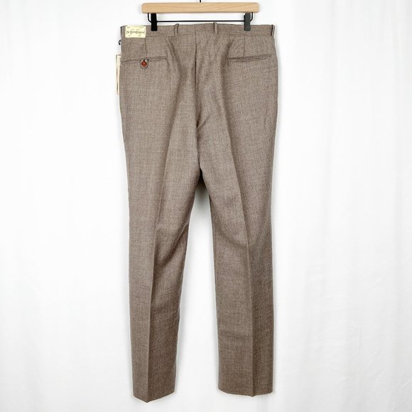 New YSL Yves Saint Laurent Wool Trouser Pants Suit Wedding Guest Work Formal 38 - Picture 7 of 12